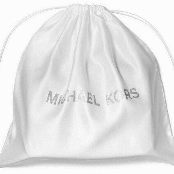 New Michael Kors Jaycee Large Logo Backpack Vanilla - Picture 4 of 4